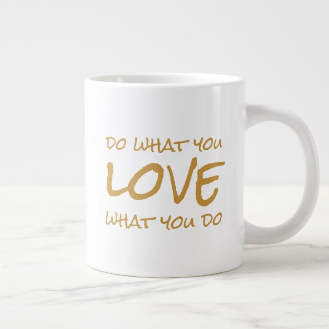 Grande Tasse Citation Vivante Inspirée Faites Ce Que Vous Aimez (Droite)