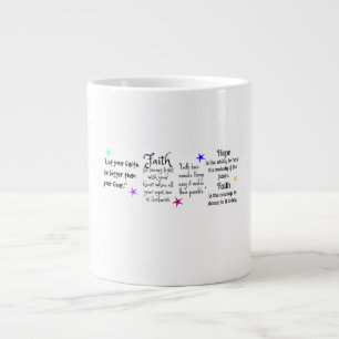 Grande Tasse Citations inspirantes sur la foi et l'espoir