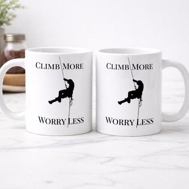 Grande Tasse Citez plus de citations d'escalade (Créateur téléchargé)