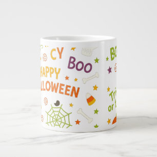 Grande Tasse Citrouille éffrayant et amusant - Motif Halloween 