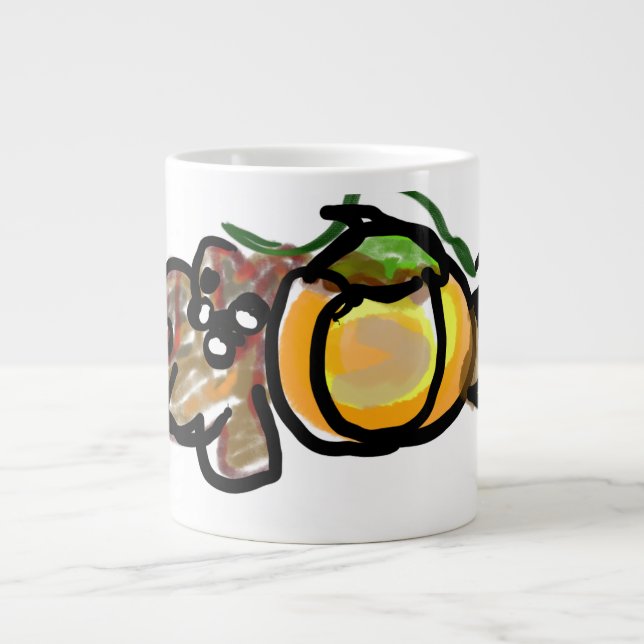 Grande Tasse Citrouilles d'écureuil  (Devant)