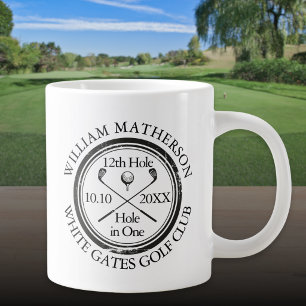 Grande Tasse Classique "Trou en un" Golf personnalisé