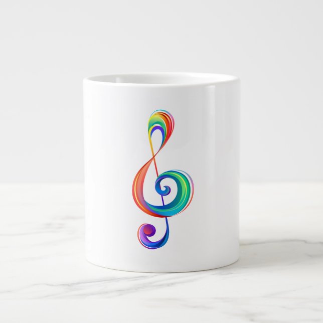 Grande Tasse Clé arc-en-ciel (Devant)