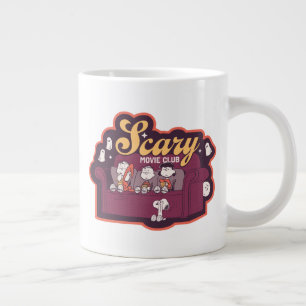 Grande Tasse Club de film d'horreur Peanuts sur le canapé d'Hal