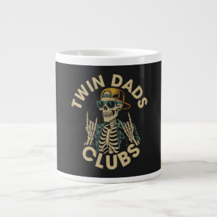 Grande Tasse  Club des papas jumeaux squelettes