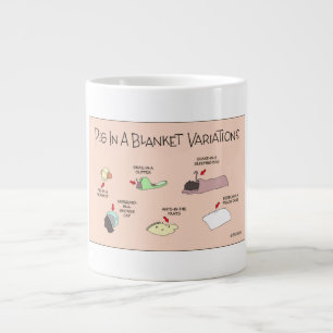 Grande Tasse Cochon dans une couverture