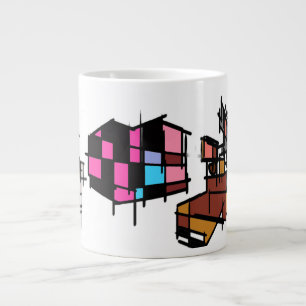 Grande Tasse Coeur de printemps des lapins