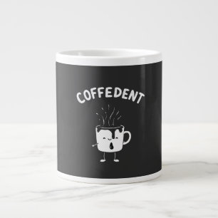 Grande Tasse Coffedent Funny Kawaii Caffeine Amateurs de la Cou