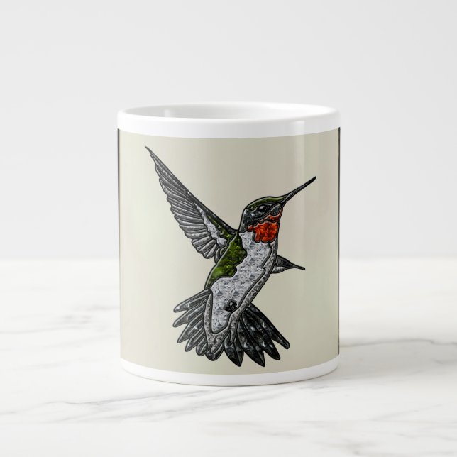 Grande Tasse Colibri Ruby Throsé (Devant)