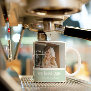 Grande Tasse Collage de monnaie moderne photo papa meilleur cad