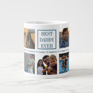 Grande Tasse Collage photo de Fête des pères de papa personna