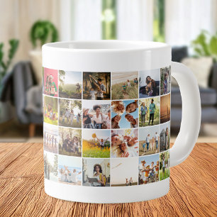 Grande Tasse Collage photo moderne simple 48