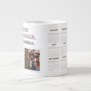 Grande Tasse Collage photo personnalisé sophistiqué 2025