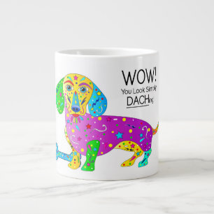 Grande Tasse Collection de kaléidoscopes colorés pour chien Dac