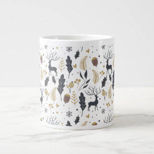 Grande Tasse Collection de voeux de Noël pour les cerfs et les 