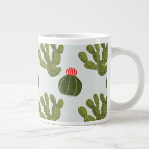 Grande Tasse Collection Llamarama   Motif Cactus mignon