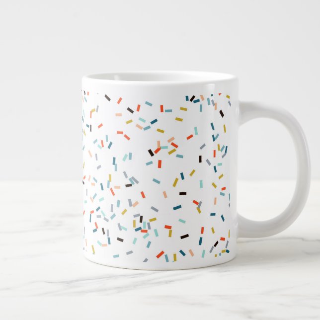 Grande Tasse Coloré Confetti Motif Automne (Droite)