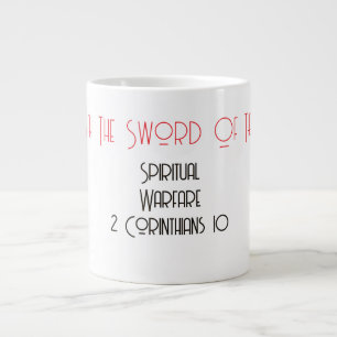Grande Tasse Combattre Avec L'Épée De L'Esprit Chrétien