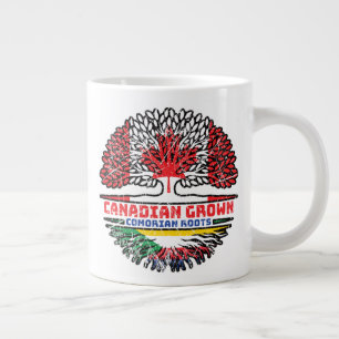 Grande Tasse Comores Drapeau Comorien canadien des racines d'ar
