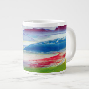 Grande Tasse Composition abstraite