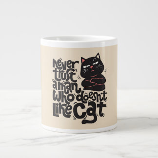 Grande Tasse Conception amusante de devis Amoureux des chats