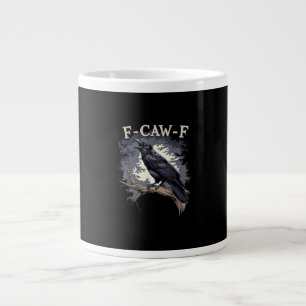 Grande Tasse Conception créative et décontractée d'oiseau corbe