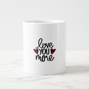 Grande Tasse Conception d'attrait classique Je t'aime plus