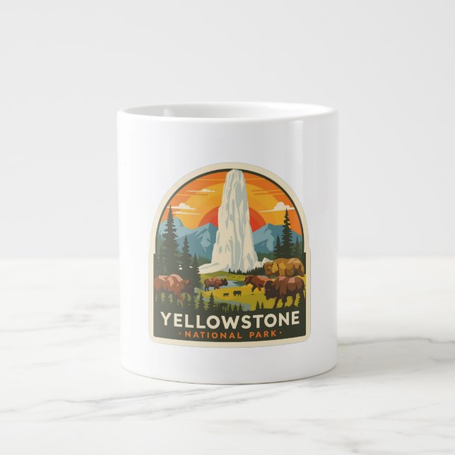 Grande Tasse Conception d'aventure pour le parc national de Yel (Devant)