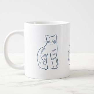 Grande Tasse Conception de chat élégante