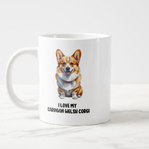Grande Tasse Conception de Corgi gallois Cardigan