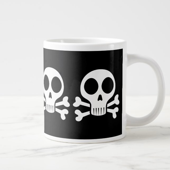 Grande Tasse Conception de crâne de pirate (Droite)