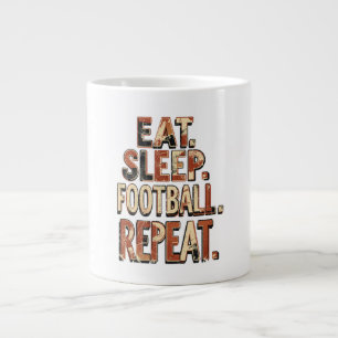 Grande Tasse Conception de fan de football vintage Graphique