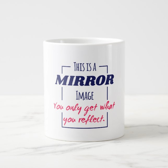 Grande Tasse Conception de motivation Mentalité de réflexion da (Devant)
