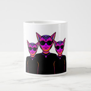 Grande Tasse Conception de personnages félins