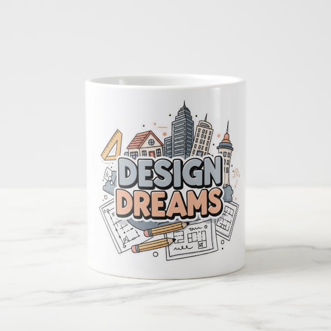 Grande Tasse Conception de rêves Architecture & Ingénierie Esqu (Devant)