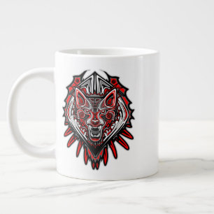 Grande Tasse Conception de totem tribal Haida Loup