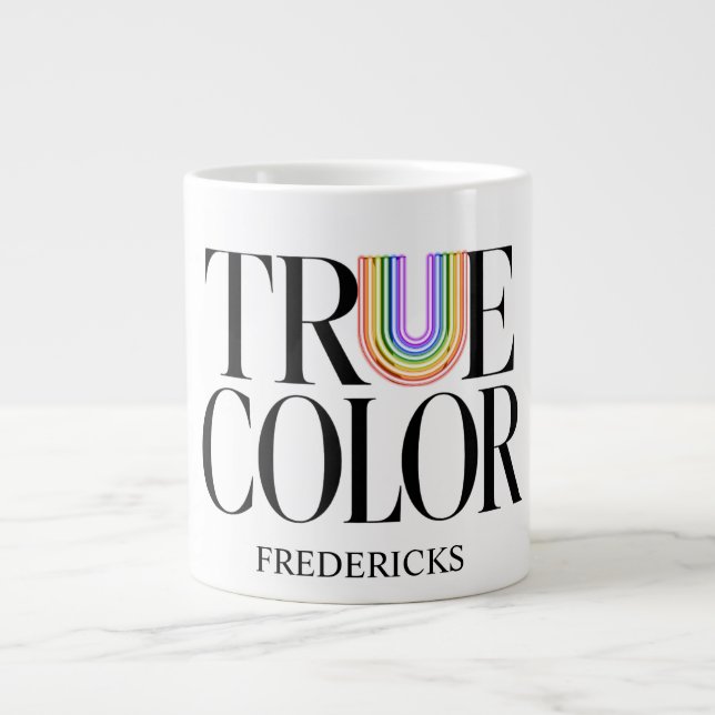 Grande Tasse Conception de typographie personnalisée pour l'édi (Devant)