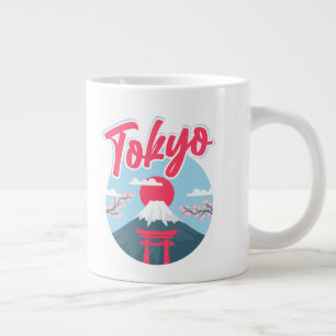 Grande Tasse Conception de typographie tokyoïte époustouflante
