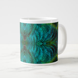 Grande Tasse Conception des plumes de Kaleidoscope