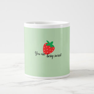 Grande Tasse Conception simple de fraises