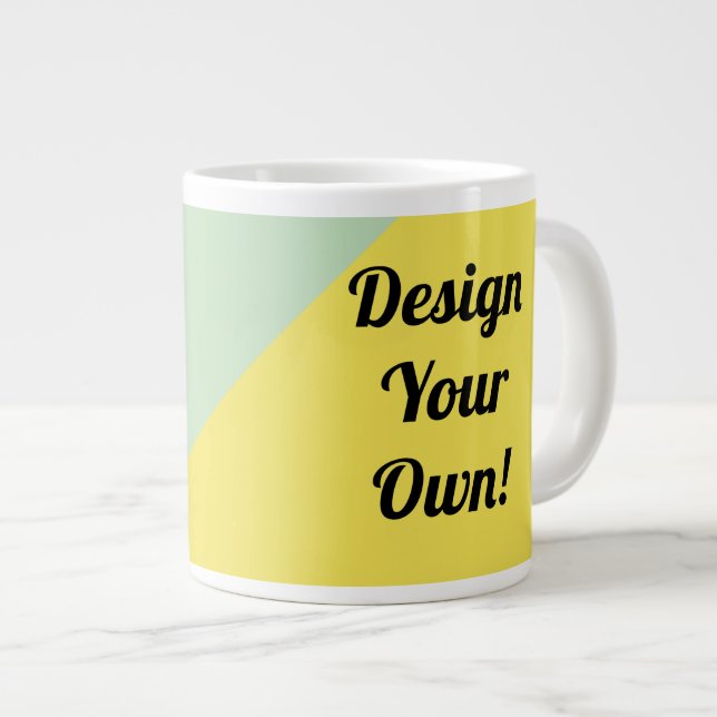 Grande Tasse Concevez votre cadeau personnalisé (Devant droit)