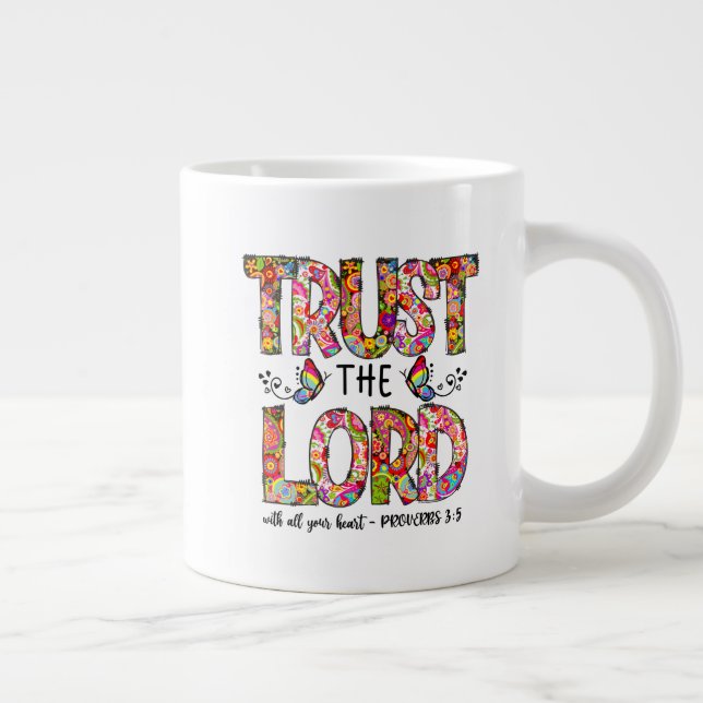 Grande Tasse Confiance au Seigneur Sublimation (Droite)