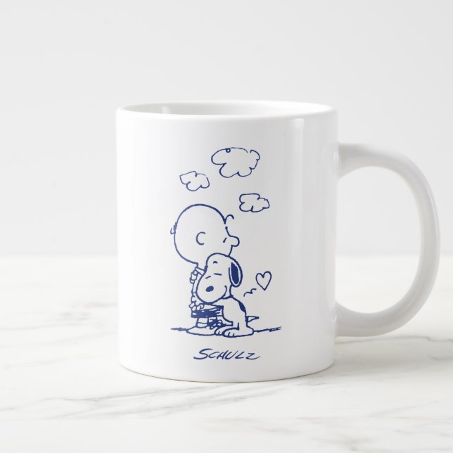 Grande Tasse Confort et sécurité | Charlie & Snoopy Hug (Droite)