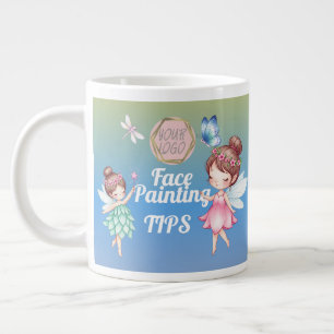 Grande Tasse Conseil d'artiste peintre de visages de fées migno
