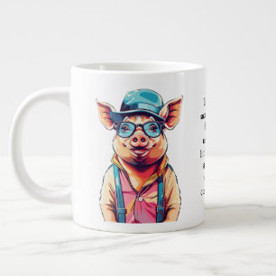 Grande Tasse Conseil Drôle D'Un Cochon