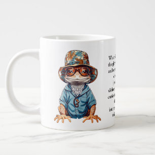 Grande Tasse Conseil Drôle D'Un Lizard