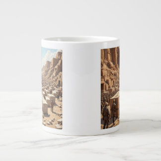 Grande Tasse Construire les Pyramides