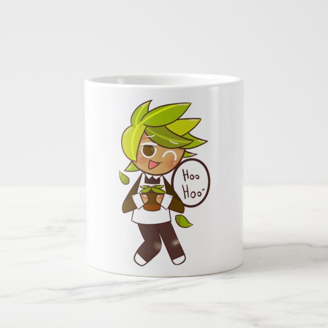 Grande Tasse cookie à l'herbe Hoo Hoo (Devant)