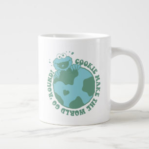 Grande Tasse Cookie Monster Les cookies font tourner le monde