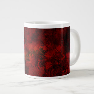 Grande Tasse Cool, art moderne de la motif florale/fleurie